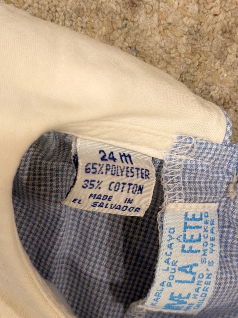 Final price Vintage Boy Karla Lacayo Vive La Fete Peter Pan Romper - Picture 4 of 6